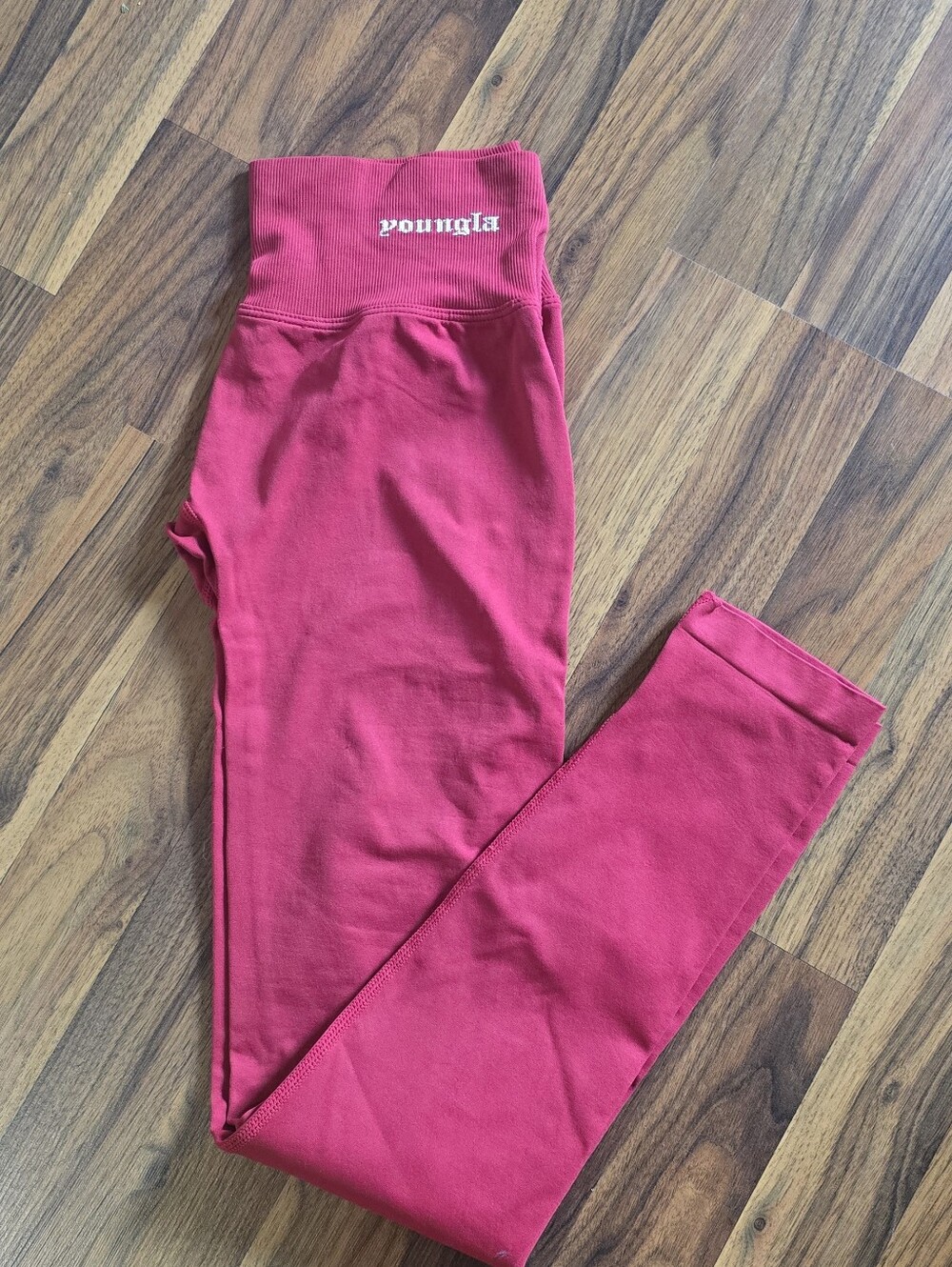 YoungLA Red High-Waist Leggings